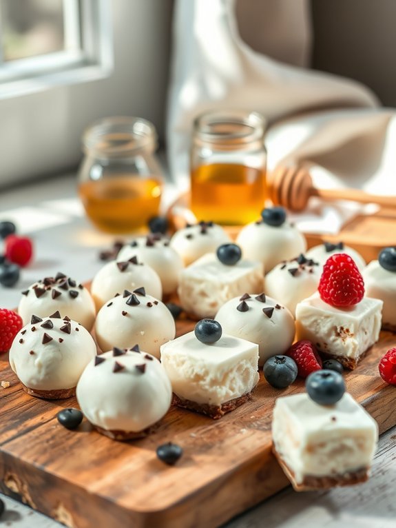delicious healthy cheesecake bites