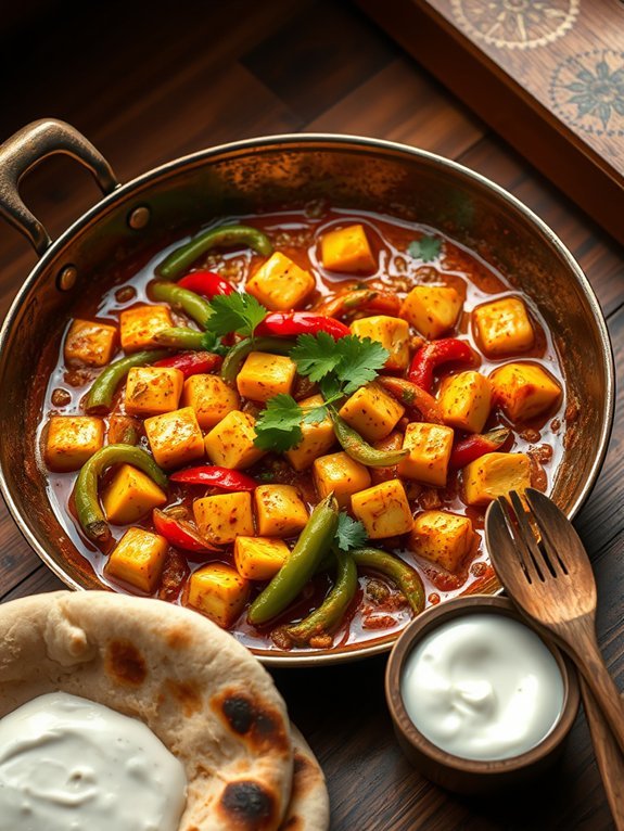 delicious indian paneer dish