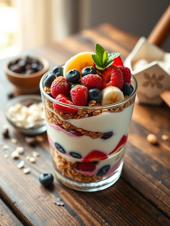 delicious layered yogurt creation