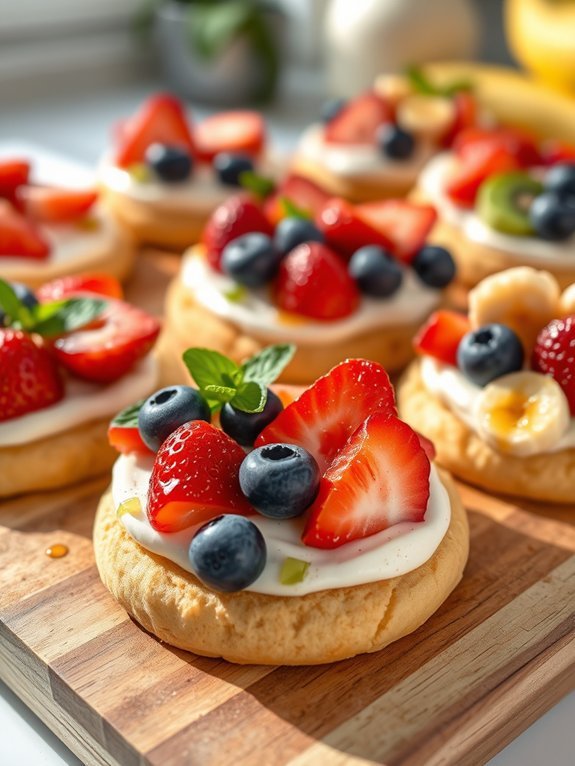 15 Quick and Easy Desserts for Last-Minute Cravings 14 delicious mini fruit pizzas