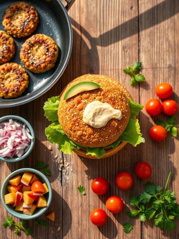 delicious plant based burger recipe