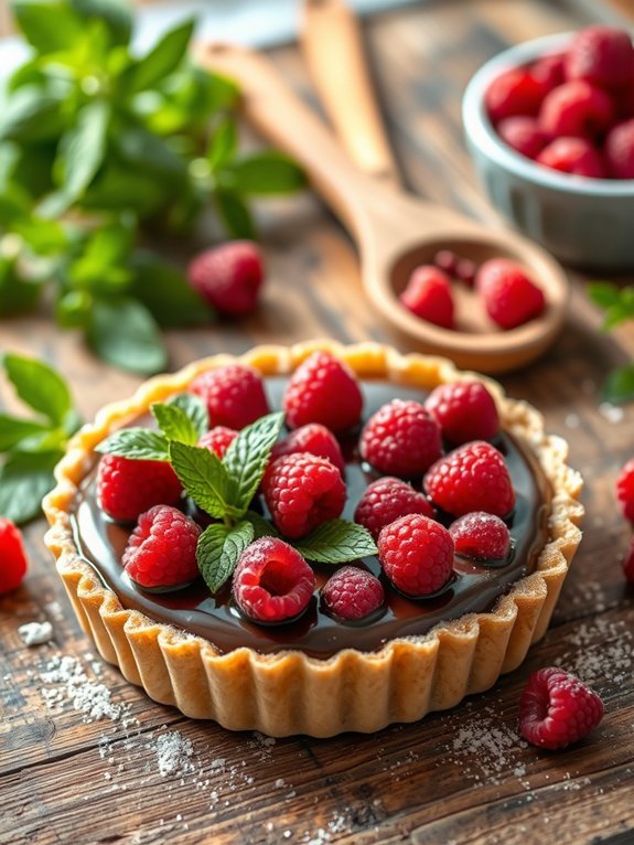 15 Delicious Fruit Desserts to Satisfy Your Sweet Tooth 6 delicious raspberry chocolate tart