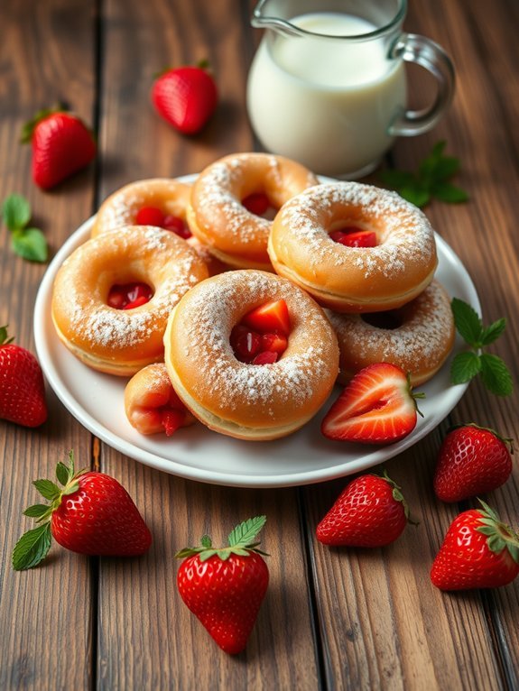 12 Must-Try Homemade Donut Recipes You'll Love 6 delicious strawberry filled donuts