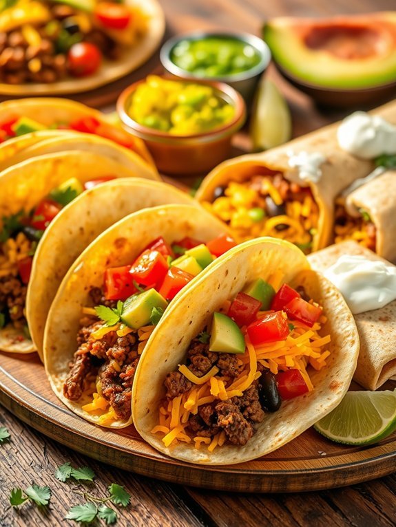 12 Affordable Meal Plans for Families on a Budget 6 delicious tacos and burritos