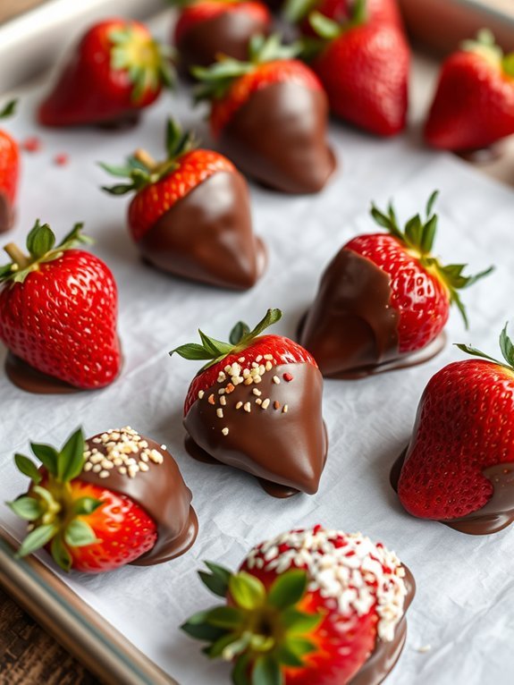 15 Quick and Easy Desserts for Last-Minute Cravings 4 deliciously dipped strawberries treat