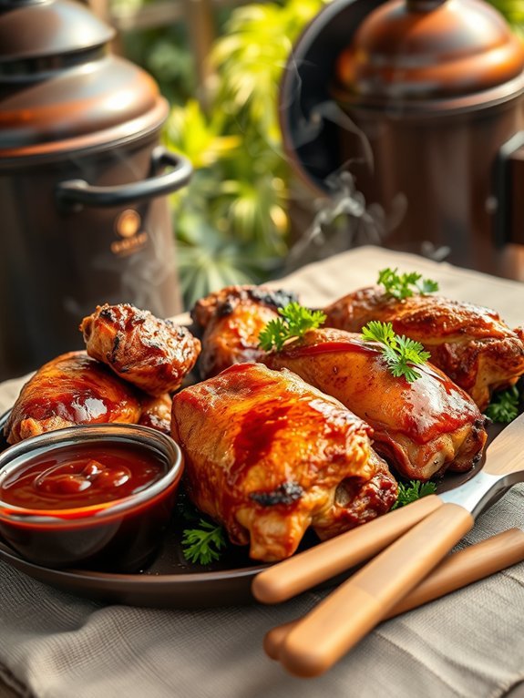 10 Delicious Smoked Meat Recipes for the Perfect BBQ Experience 4 deliciously seasoned smoked thighs