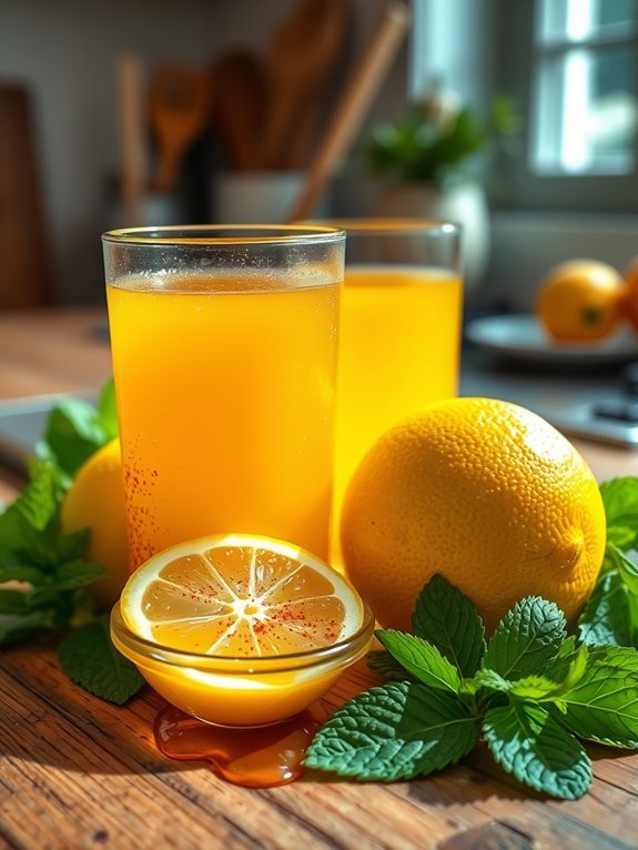 detoxifying lemon cayenne beverage