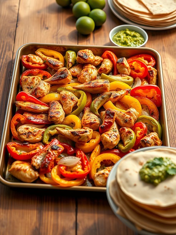 12 Affordable Meal Ideas for Feeding Large Families 7 easy one pan fajita recipe