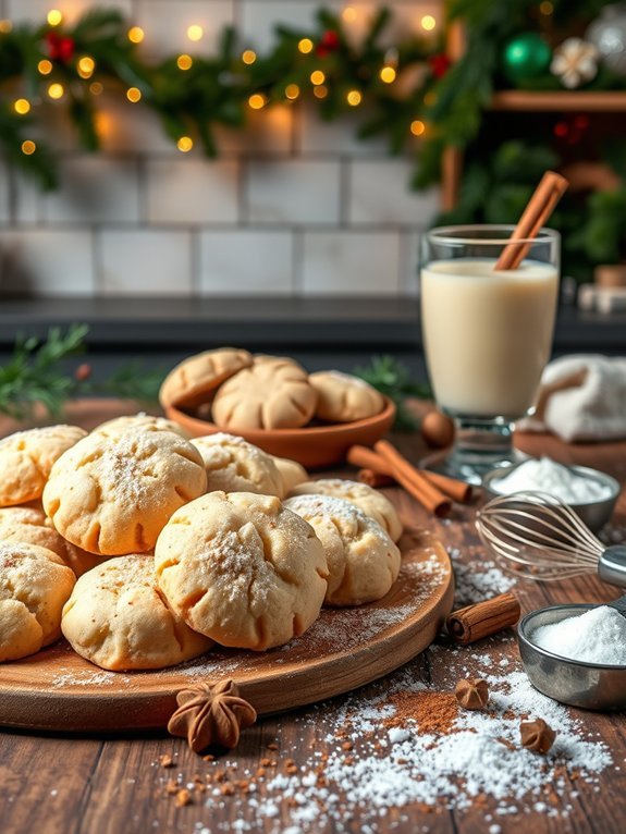 12 Delicious Christmas Cookie Recipes for a Festive Holiday Season 9 eggnog flavored nutmeg cookies