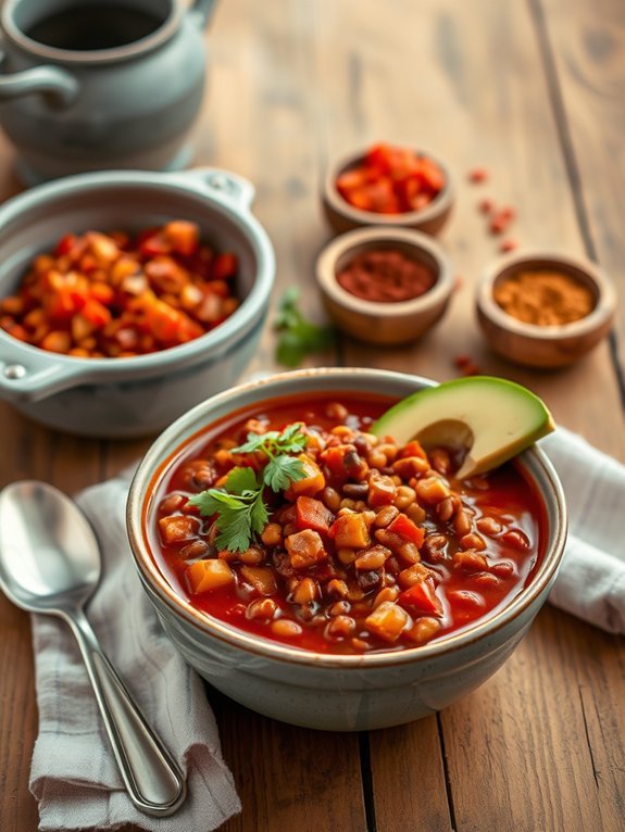 flavorful and hearty chili