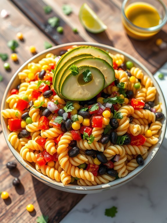 12 Delicious Pasta Salad Recipes Perfect for Every Occasion 6 flavorful black bean pasta