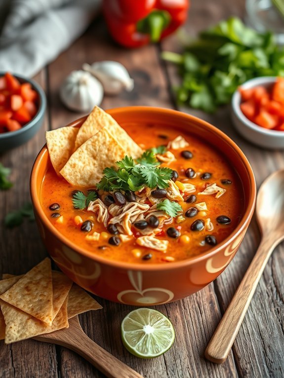12 Nutritious and Filling Soup Recipes for Healthy Eating 10 flavorful soup with tortillas