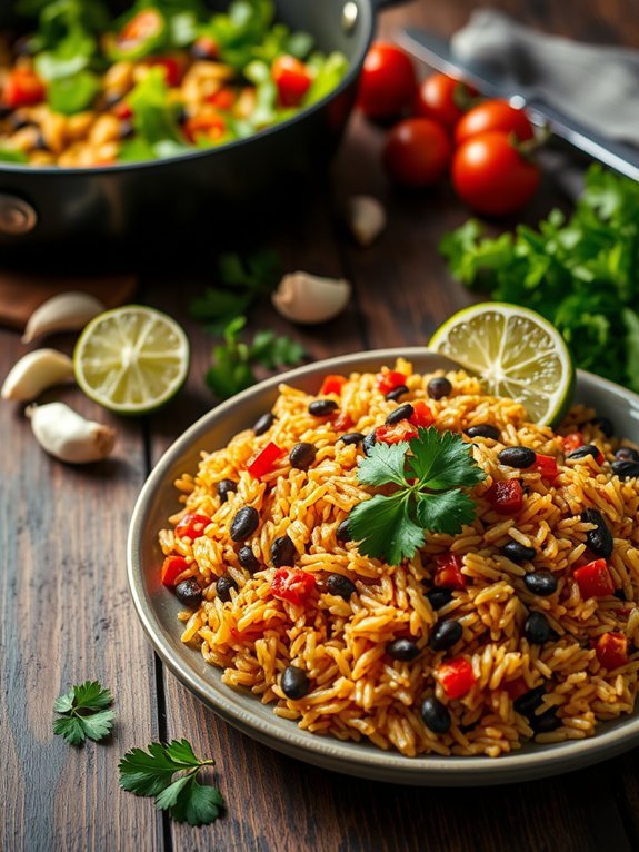 flavorful spanish rice dish