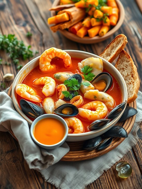 french seafood stew dish