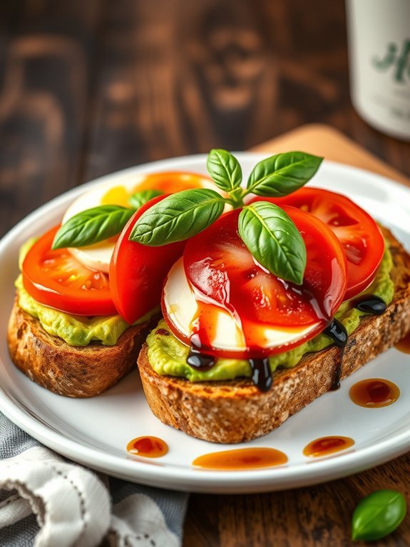 12 Delicious Avocado Toast Variations You'll Absolutely Love 5 fresh caprese avocado toast
