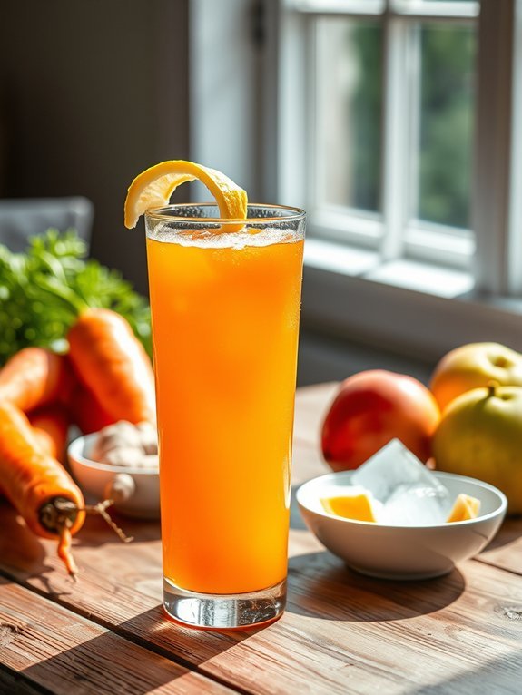 10 Delicious Juicing Recipes for a Healthier Lifestyle 4 fresh carrot ginger drink