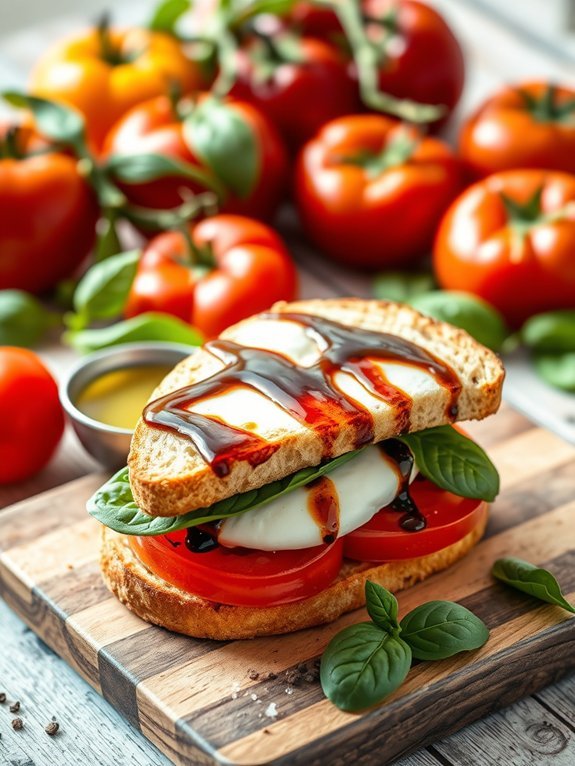 12 Irresistible Sandwich Recipes You'll Love to Make Over and Over 5 fresh mozzarella tomato basil