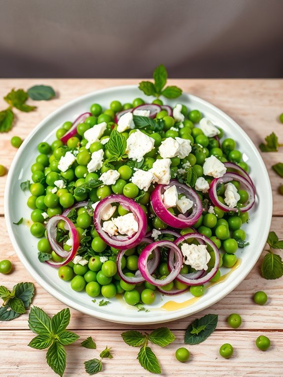 15 Fresh and Delicious Spring Salad Recipes Featuring Seasonal Ingredients 2 fresh pea mint salad
