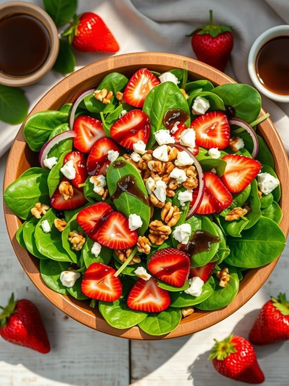 10 Delicious and Refreshing Summer Salad Recipes for a Healthy Season 6 fresh spinach strawberry salad