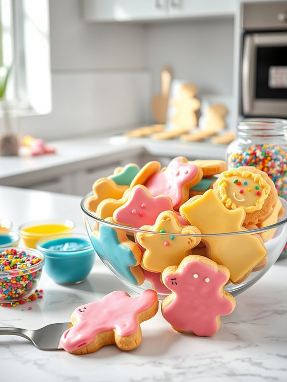 frosted animal cracker cookies