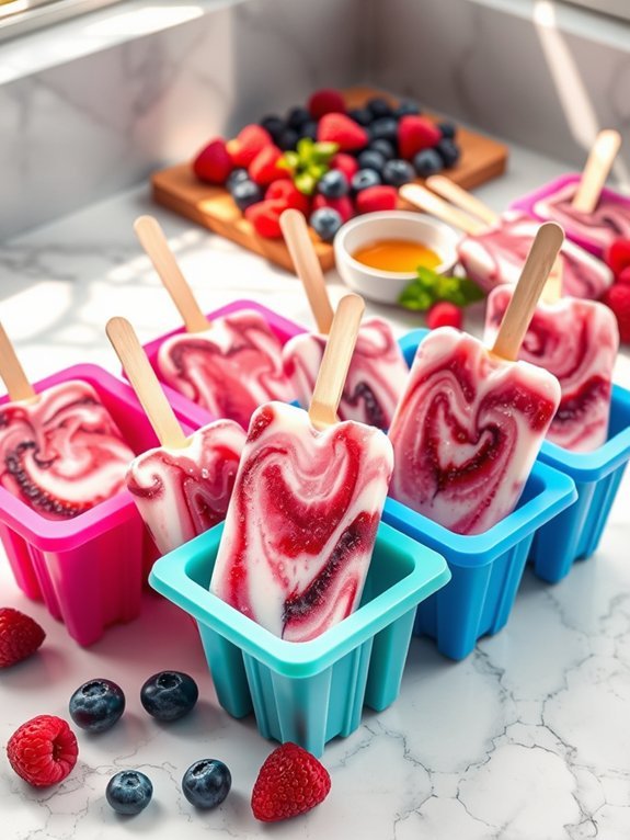 12 Easy No-Bake Dessert Recipes for Effortless Days 7 frozen berry yogurt treats