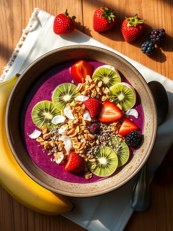 12 Easy and Delicious Vegan Breakfast Ideas for a Healthy Start 4 fruit filled blended goodness