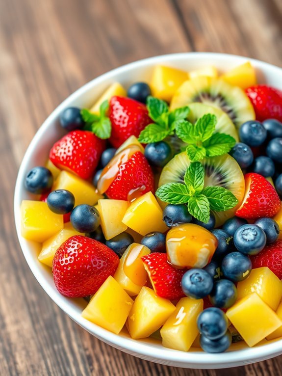 15 Quick and Easy Desserts for Last-Minute Cravings 5 fruit salad with dressing