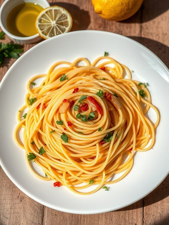 10 Tasty Meals You Can Make for Under $5 2 garlic and oil pasta