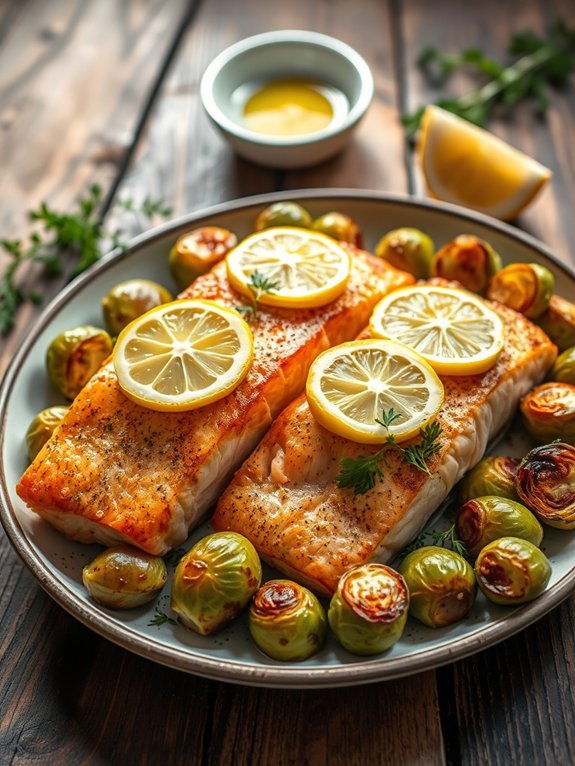 10 Delicious Diabetic-Friendly Recipes for Healthy Eating 7 garlic brussels sprouts salmon