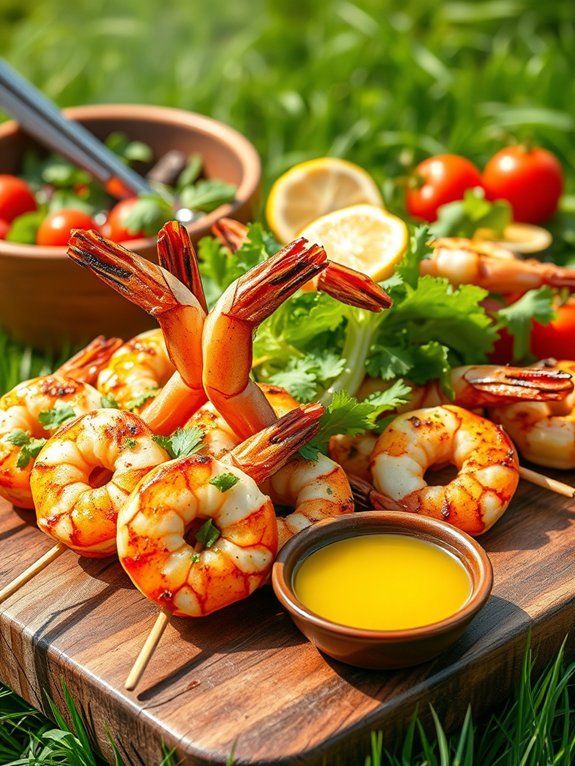 12 Delicious Grilled Meat Recipes for Smoky and Savory Flavor 5 garlic herb shrimp marinade