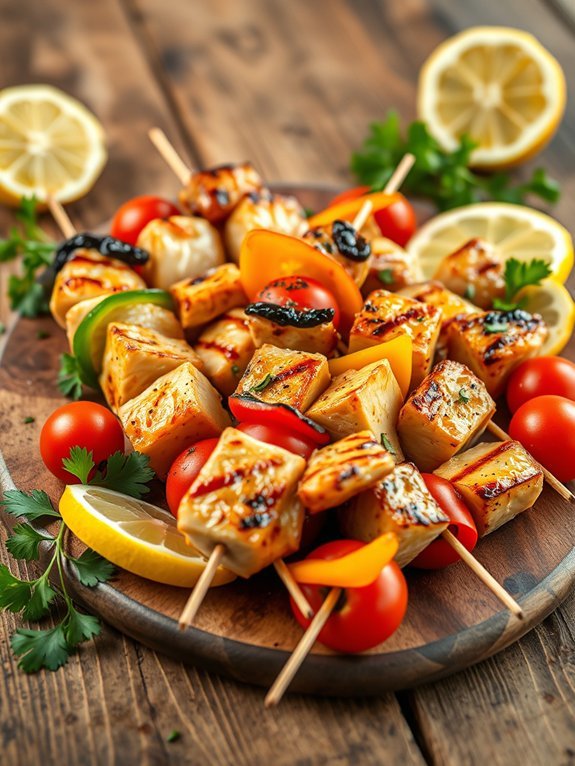 15 Irresistible Kabob Recipes Perfect for Your Next Party 11 garlic lemon chicken kebabs