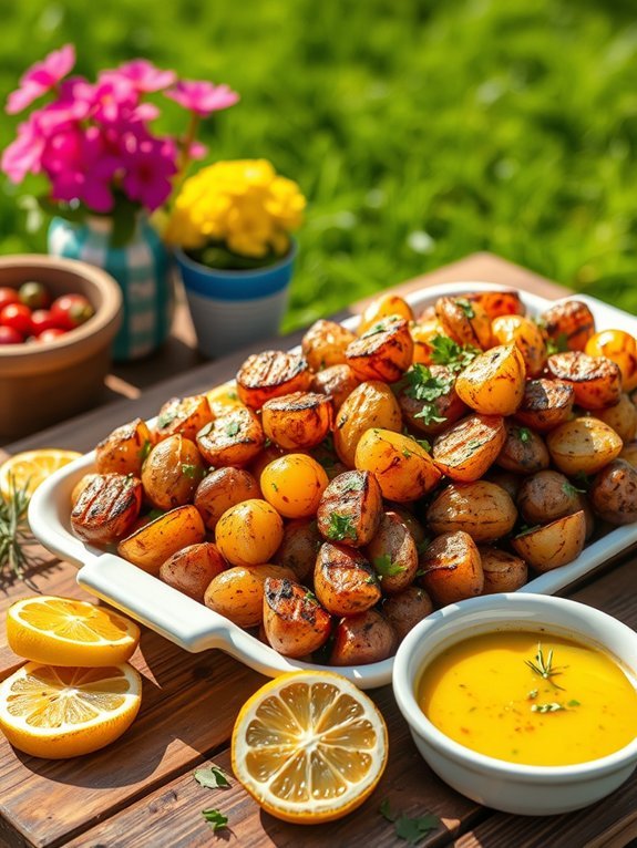15 Delectable Grilled Side Dishes to Enhance Your BBQ Experience 10 garlic lemon infused potatoes