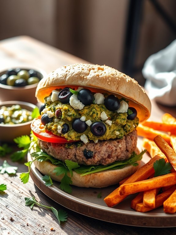 15 Delicious and Unique Burger Recipes for Perfect Grilling 10 greek inspired turkey burger