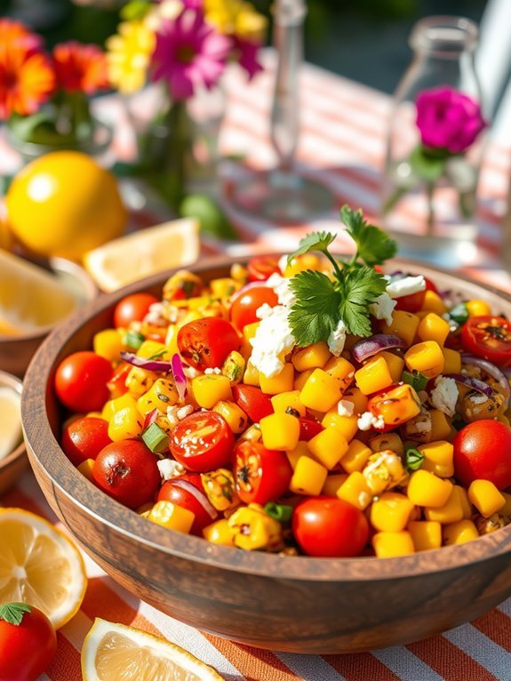 10 Delicious and Refreshing Summer Salad Recipes for a Healthy Season 8 grilled corn tomato salad