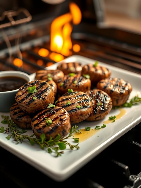 15 Delectable Grilled Side Dishes to Enhance Your BBQ Experience 12 grilled mushroom caps recipe