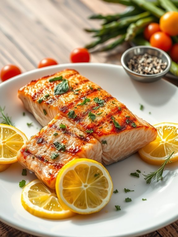 12 Tasty Low-Carb Dinner Recipes for Healthy Eating 8 grilled salmon with herbs