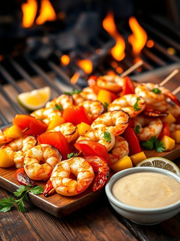 15 Irresistible Kabob Recipes Perfect for Your Next Party 4 grilled shrimp with spices