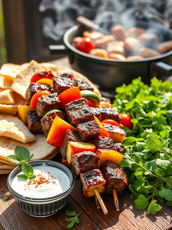 15 Irresistible Kabob Recipes Perfect for Your Next Party 2 grilled skewered beef delights