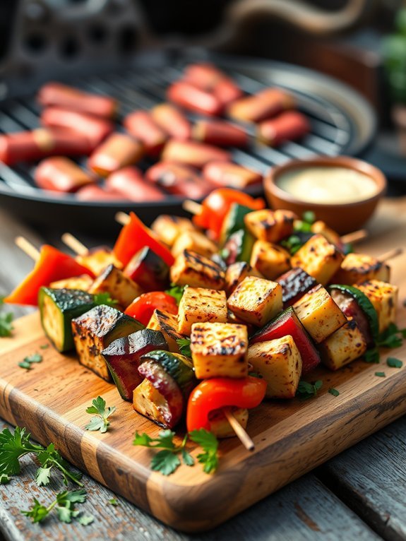 15 Irresistible Kabob Recipes Perfect for Your Next Party 9 grilled vegetable halloumi skewers