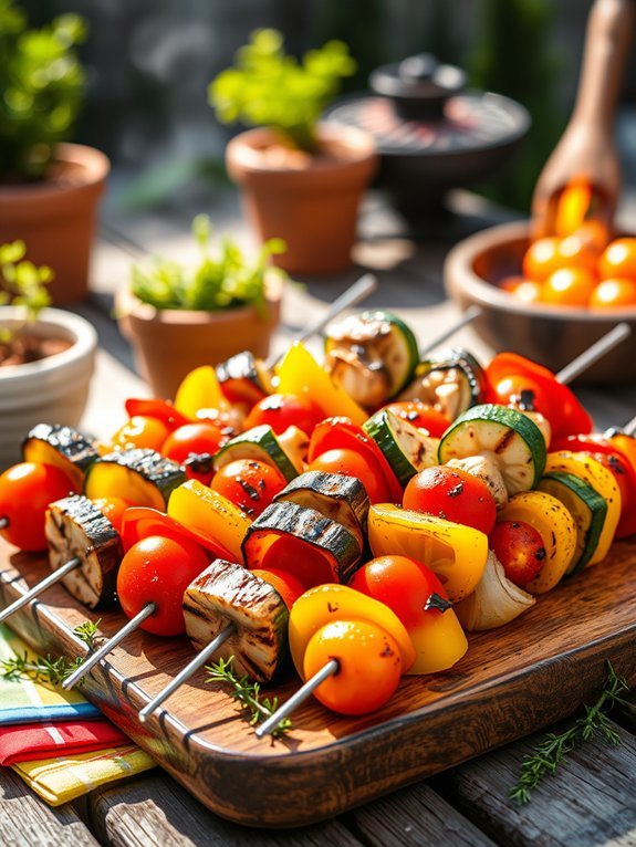 15 Delectable Grilled Side Dishes to Enhance Your BBQ Experience 3 grilled vegetable skewers recipe