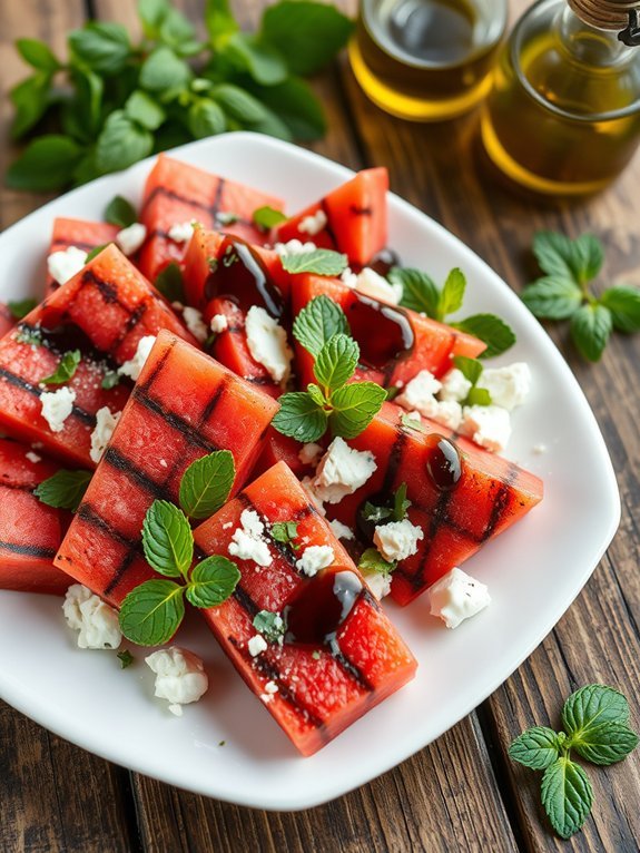 15 Delectable Grilled Side Dishes to Enhance Your BBQ Experience 9 grilled watermelon salad delight