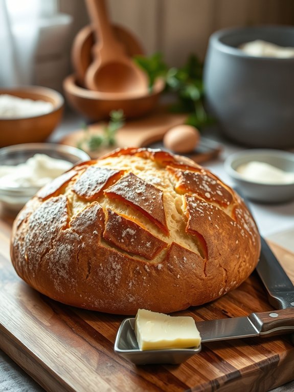 15 Easy Bread Recipes for Beginners: Simple Steps to Baking Success 10 handcrafted round bread loaf