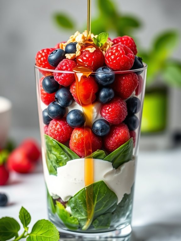 10 Clean Eating Detox Recipes to Purify Your Body 11 healthy berry spinach parfait