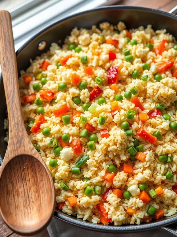 healthy cauliflower rice dish