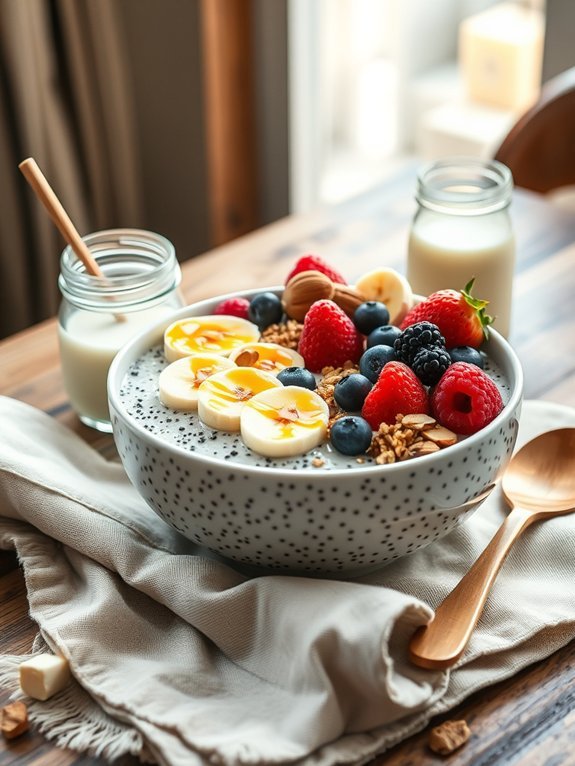 healthy chia seed dessert