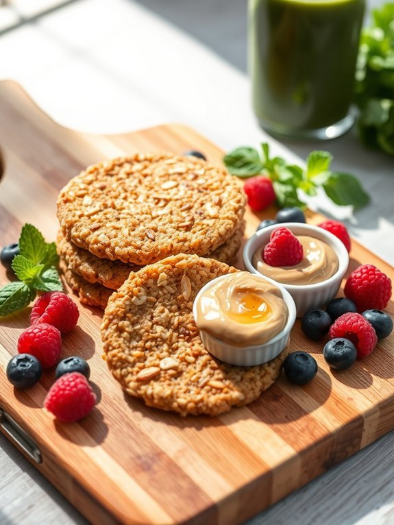 healthy crunchy rice snacks