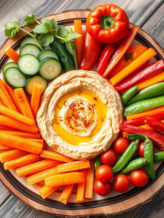 12 Easy Snacks Ready in Under 10 Minutes: Quick & Delicious Recipes 6 healthy dip and vegetables