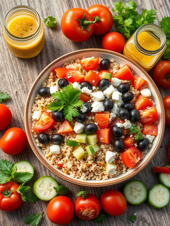 20 Delicious Mediterranean Diet Recipes You'll Adore for Healthy Eating 2 healthy grain vegetable dish