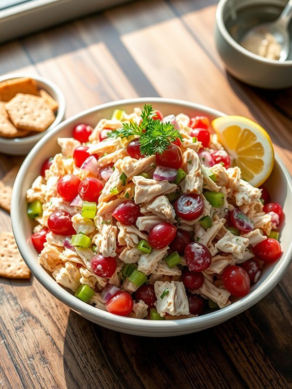 healthy greek yogurt salad