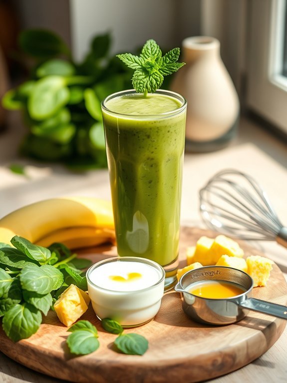 healthy green smoothie recipe